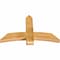 Ekena Millwork Bellingham Rough Sawn Timber Gable Bracket, Western Red Cedar, 48"W x 30"H x 4"D x 6"F, 15/12 Pitch GBW048X30X0406BEL00RWR - alternate 3